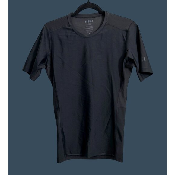Nobull Mens Black Performance Compression T-Shirt Size L - Picture 1 of 6